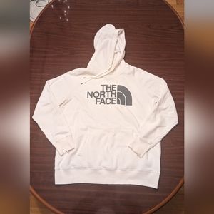 White Women's North Face Hoodie - Size Large